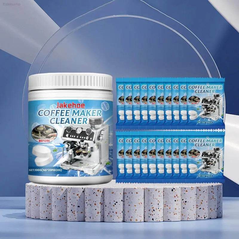 Coffee Machine Cleaning Tablets For Stain Removal Sheets - Estalios
