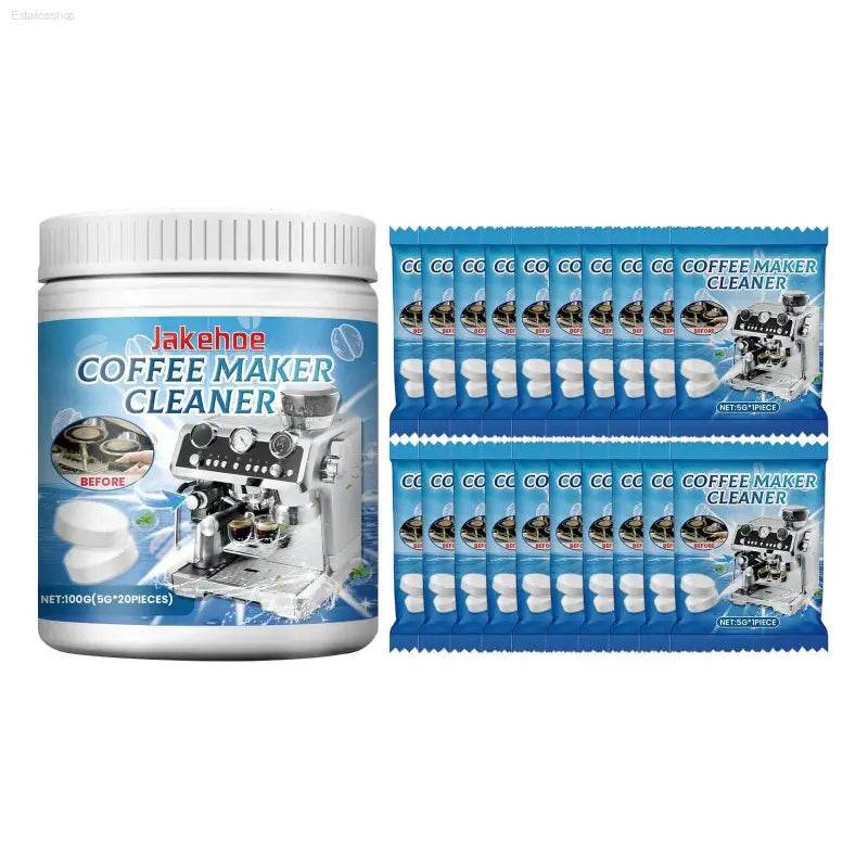 Coffee Machine Cleaning Tablets For Stain Removal Sheets - Estalios