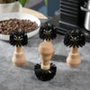 Coffee Machine Powder Bowl Cleaning Brush with Wood Handle - Estalios