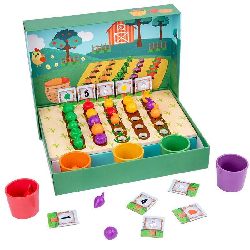 Color Classification Cup Wooden Toys for Early Education - Estalios