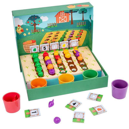 Color Classification Cup Wooden Toys for Early Education - Estalios