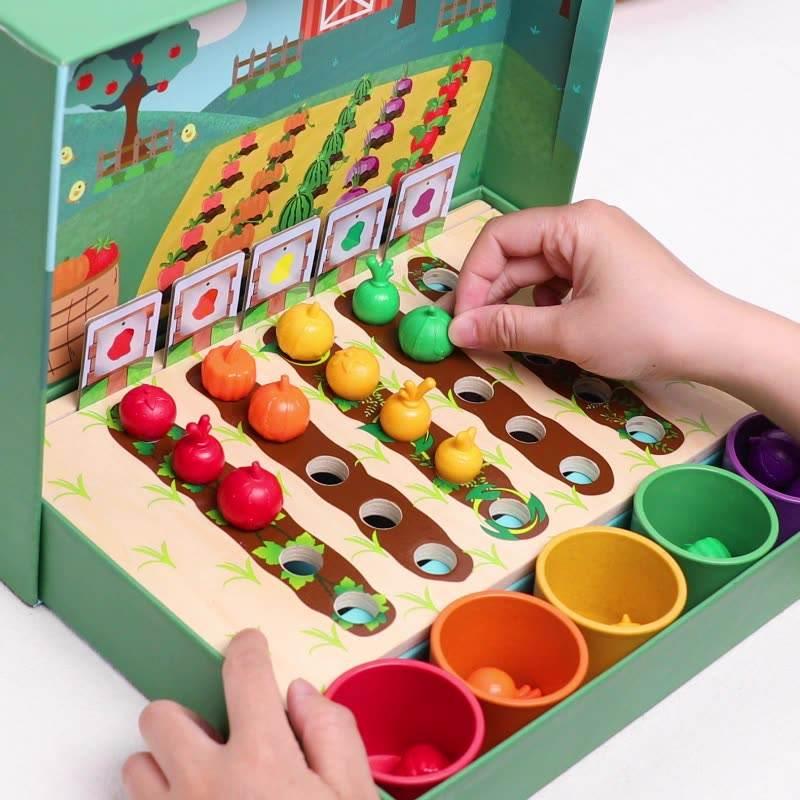 Color Classification Cup Wooden Toys for Early Education - Estalios
