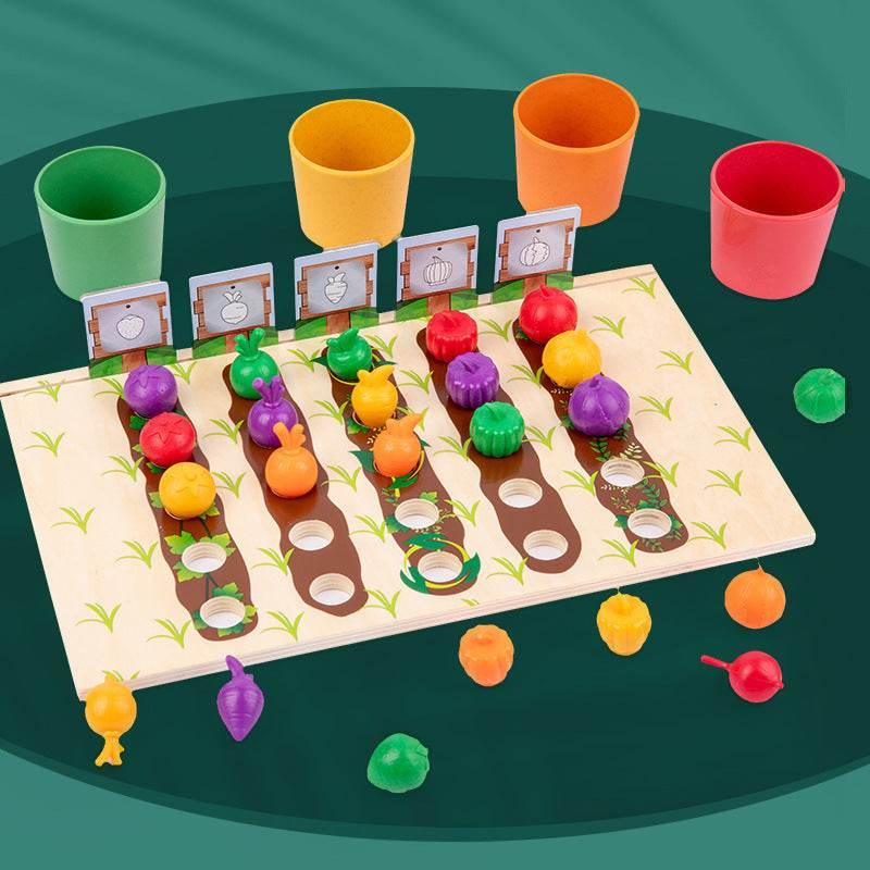Color Classification Cup Wooden Toys for Early Education - Estalios