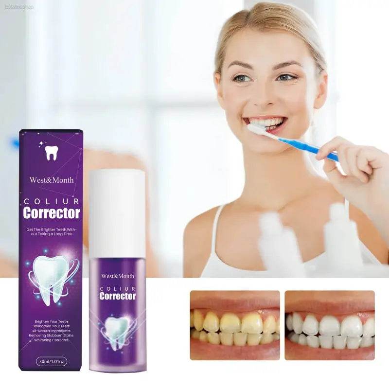 Color Correcting Toothpaste For Stains And Fresh Breath - Estalios