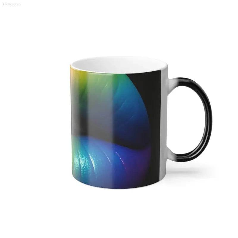 Color Morphing Mug - Rainbow Lips 11oz Coffee Cup Gift - Estalios