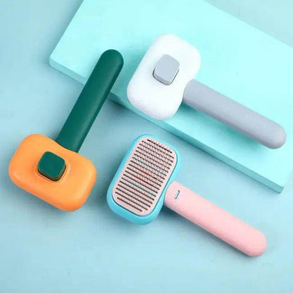 Colorful Cat and Dog Hair Brush with Massage Comb Features - Estalios