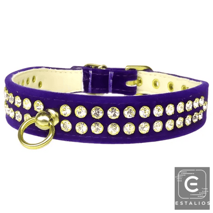 Sparkling Colorful Jeweled Dog Collars for Your Pet's Neck - Estalios