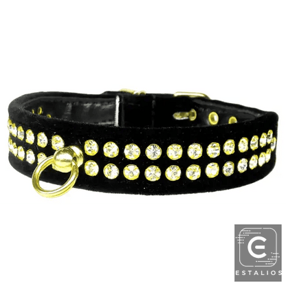 Sparkling Colorful Jeweled Dog Collars for Your Pet's Neck - Estalios