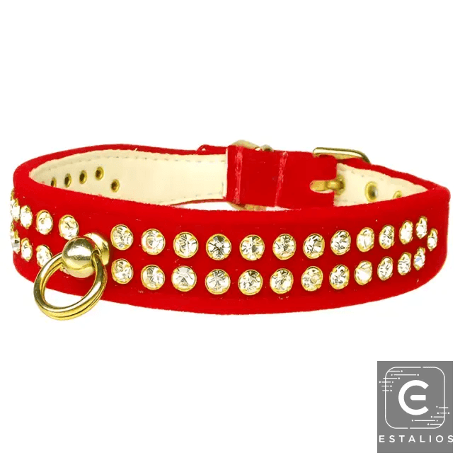 Sparkling Colorful Jeweled Dog Collars for Your Pet's Neck - Estalios