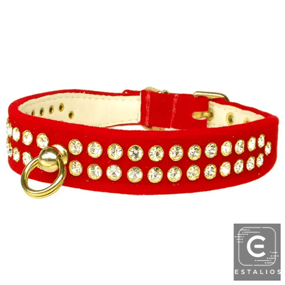 Sparkling Colorful Jeweled Dog Collars for Your Pet's Neck - Estalios