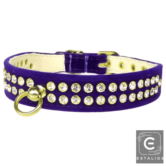 Sparkling Colorful Jeweled Dog Collars for Your Pet's Neck - Estalios