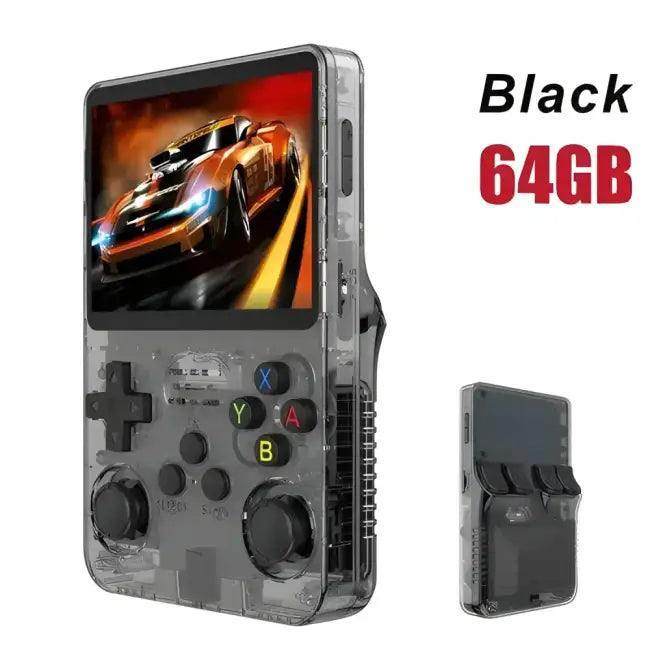 Game On in Color: Vibrant Handheld Gaming Action.
