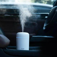 Colorful Portable Air Humidifier and Essential Oil Diffuser Set for Relaxation - Estalios