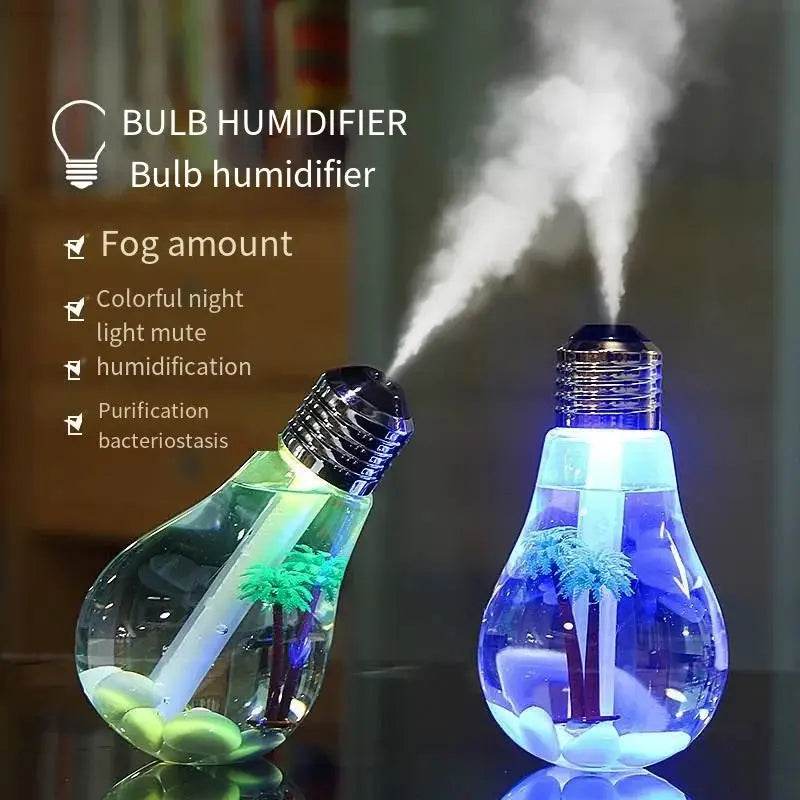 Colorful Portable Night Light Humidifier - Micro Landscape Mister with USB, Perfect for a Serene Atmosphere - Estalios