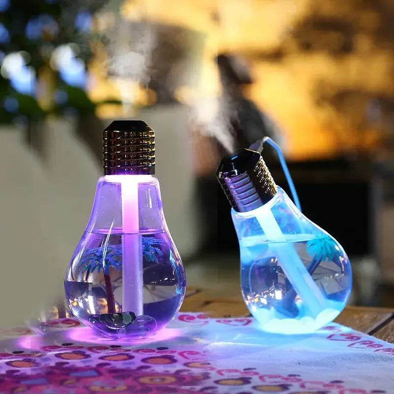 Colorful Portable Night Light Humidifier - Micro Landscape Mister with USB, Perfect for a Serene Atmosphere - Estalios