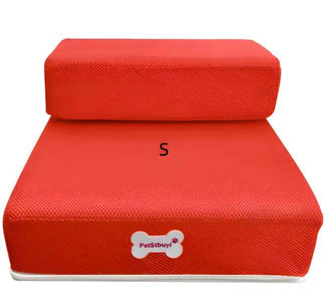 Bright and Bold Two-Step Pet Stairs for Easy Access - Estalios