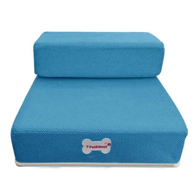Bright and Bold Two-Step Pet Stairs for Easy Access - Estalios