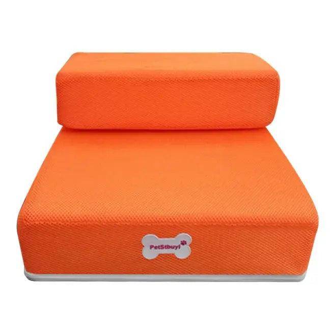 Bright and Bold Two-Step Pet Stairs for Easy Access - Estalios