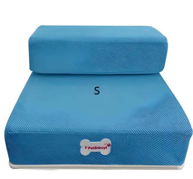 Bright and Bold Two-Step Pet Stairs for Easy Access - Estalios
