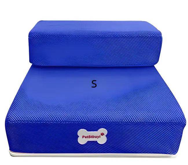 Bright and Bold Two-Step Pet Stairs for Easy Access - Estalios