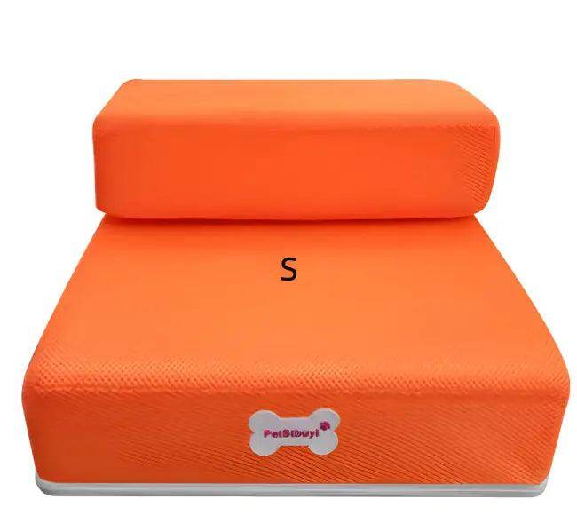 Bright and Bold Two-Step Pet Stairs for Easy Access - Estalios