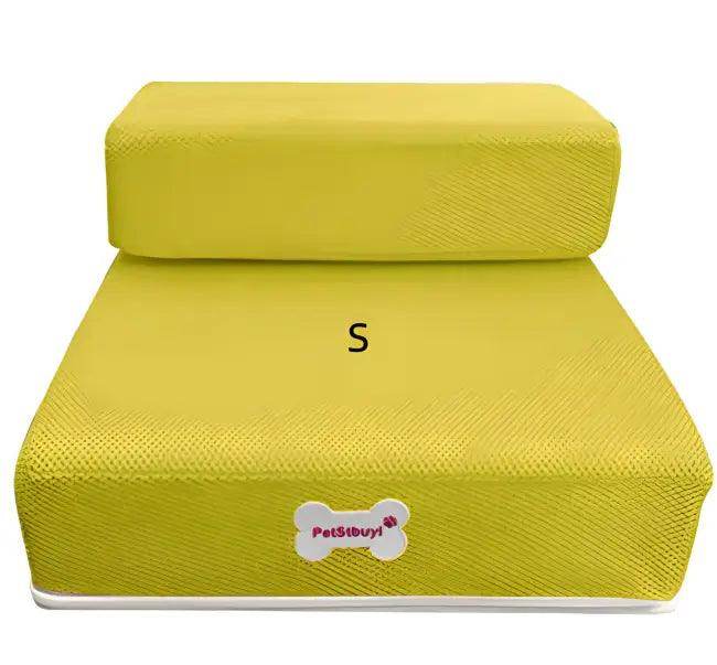 Bright and Bold Two-Step Pet Stairs for Easy Access - Estalios