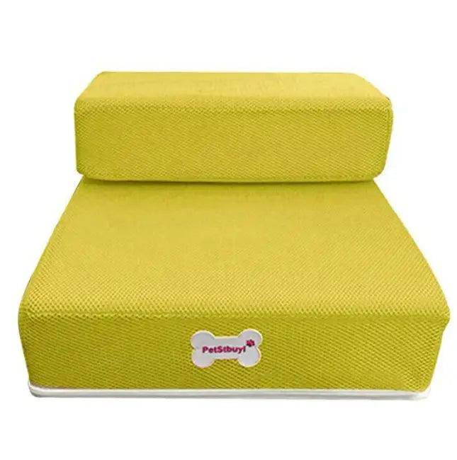 Bright and Bold Two-Step Pet Stairs for Easy Access - Estalios
