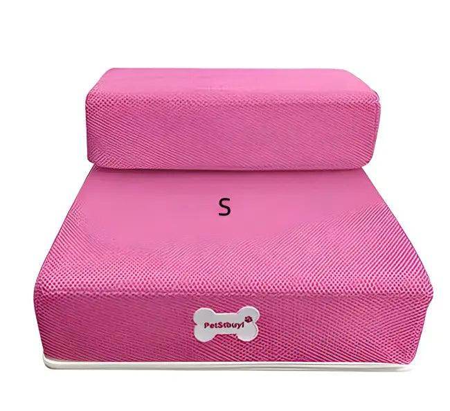 Bright and Bold Two-Step Pet Stairs for Easy Access - Estalios