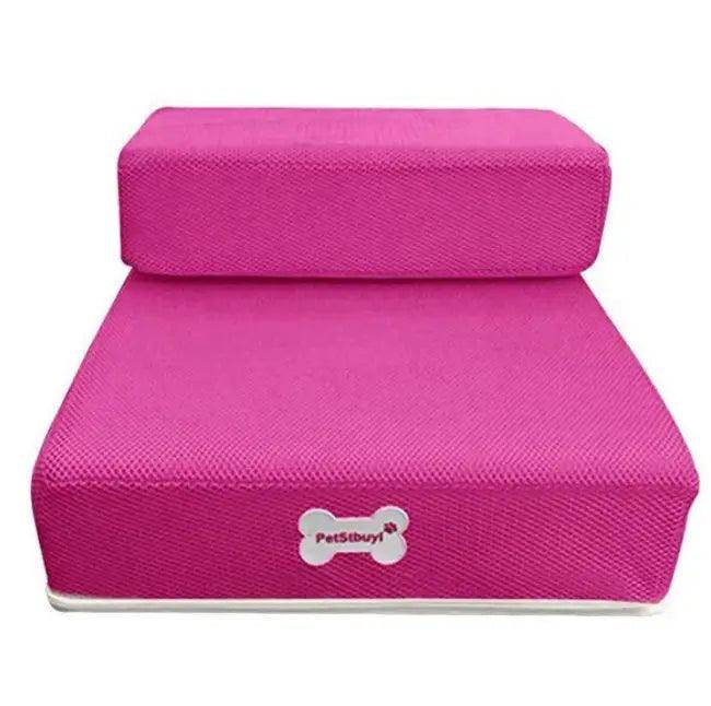 Bright and Bold Two-Step Pet Stairs for Easy Access - Estalios