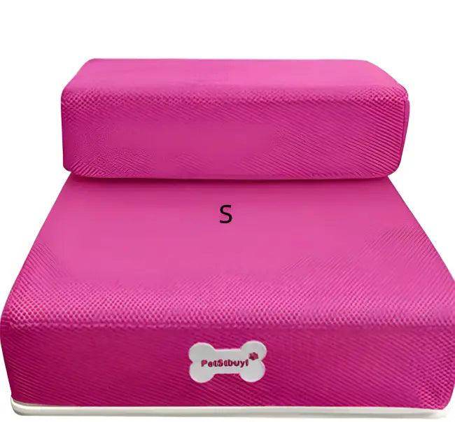 Bright and Bold Two-Step Pet Stairs for Easy Access - Estalios