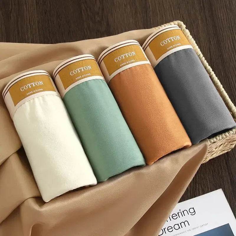 Comfortable 3Pcs Men's Cotton Boxer Shorts Underwear - Estalios
