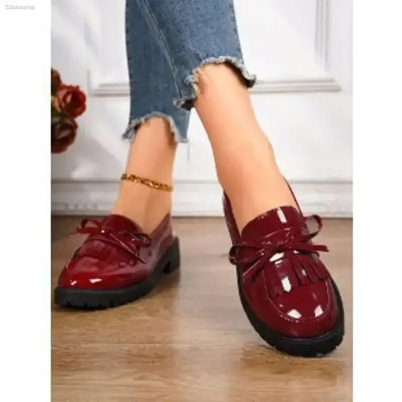 Comfortable Plus - Size Women's Slip - On Loafer Shoes with Suede Finish for Everyday Wear - EstaliosShop