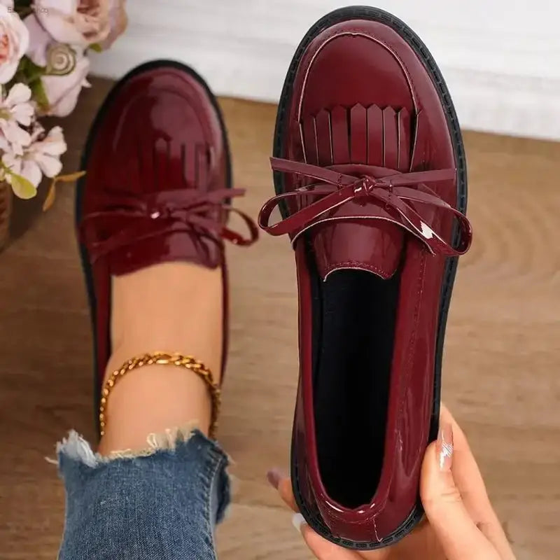 Comfortable Plus - Size Women's Slip - On Loafer Shoes with Suede Finish for Everyday Wear - EstaliosShop