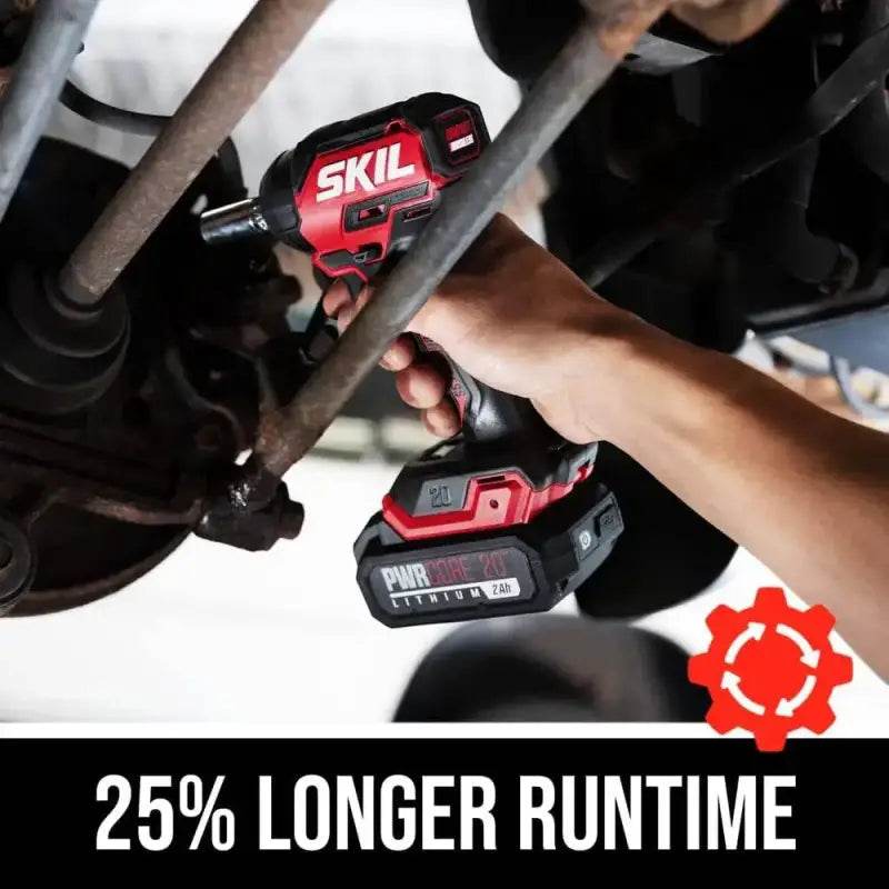 Unleash the Fury: Red & Black Pwr Core Brushless Impact Wrench! - Estalios