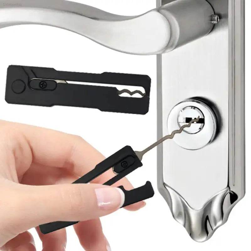 Compact Lock Picking Set - Multi-Function Car Bypass Tools for Outdoor Adventures - 1 to 5 PCS - Estalios
