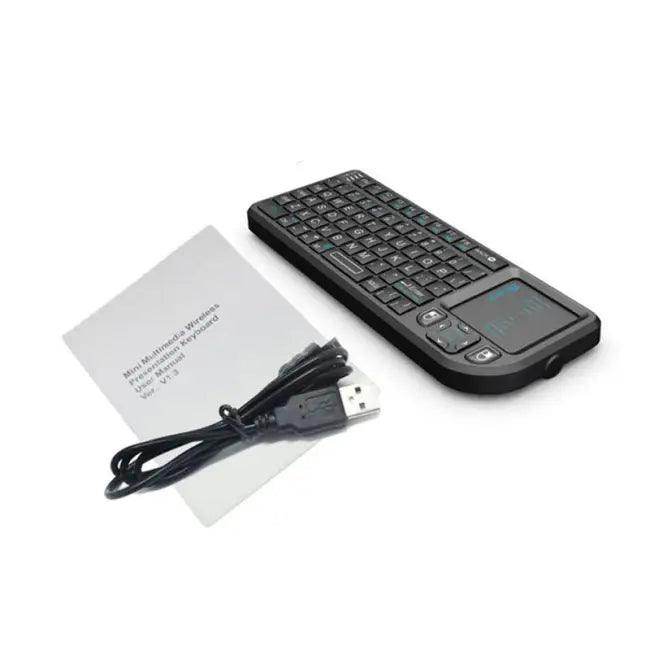 Compact Rii X1 Mini Wireless Keyboard with Touchpad Convenience - Estalios