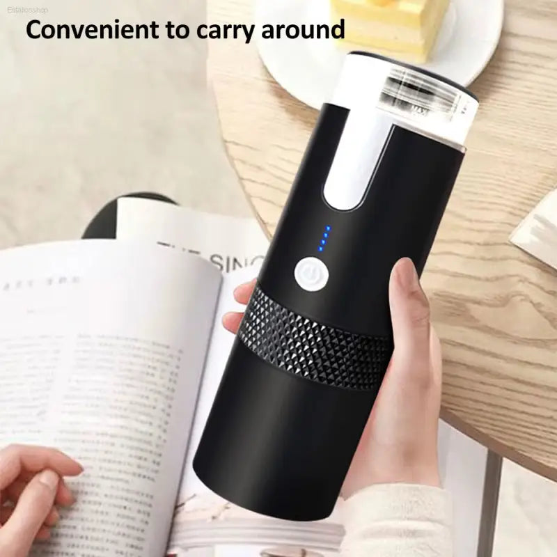 Compact Wireless Mini Espresso Maker - 170Ml Rechargeable Coffee Machine