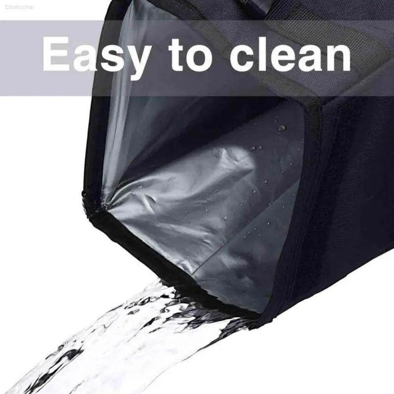 Conquer Car Clutter: Get your Waterproof Car Trash Bin Now! Hit the Road Without the Mess! this Amazing Black Car Trash can Keeps your Vehicle Spotless - Estalios