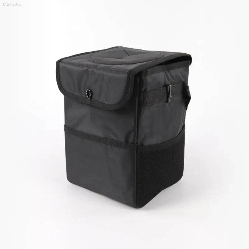 Conquer Car Clutter: Get your Waterproof Car Trash Bin Now! Hit the Road Without the Mess! this Amazing Black Car Trash can Keeps your Vehicle Spotless - Estalios