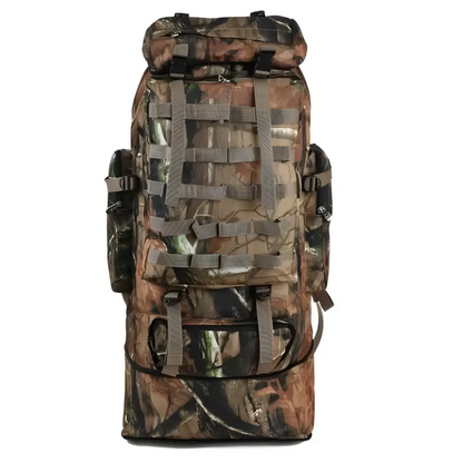 Camouflage hiking backpack perfect for waterproof outdoor camping and hiking 100L adventures