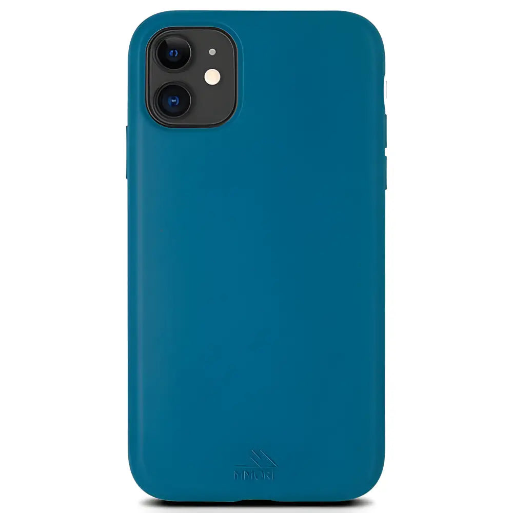 Teal phone case from Cool Blue & Teal Biodegradable iPhone Mini Cases for style and eco-friendliness