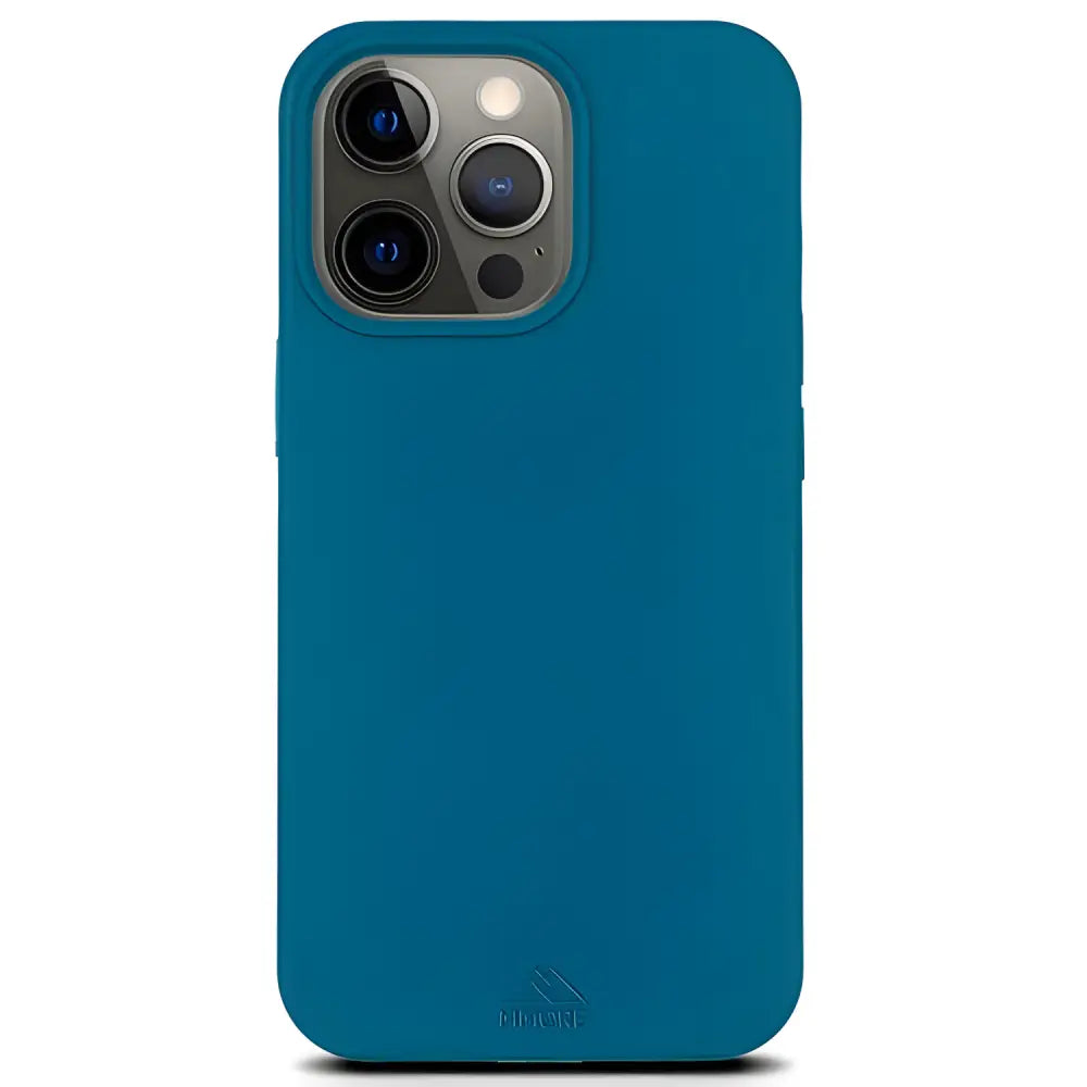 Blue smartphone case from Cool Blue & Teal Biodegradable iPhone Mini Cases lineup