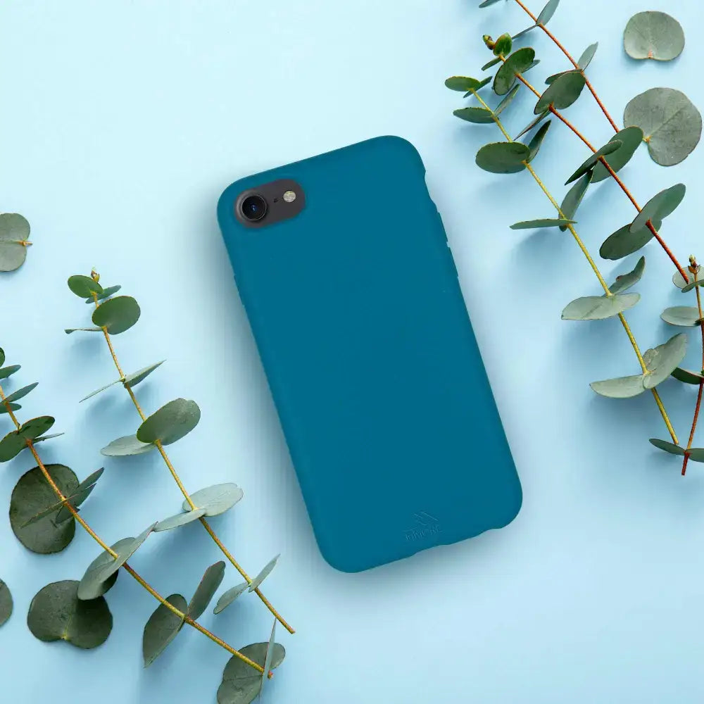 Cool Blue & Teal Biodegradable iPhone Mini Case for Pro Max iPhone lovers