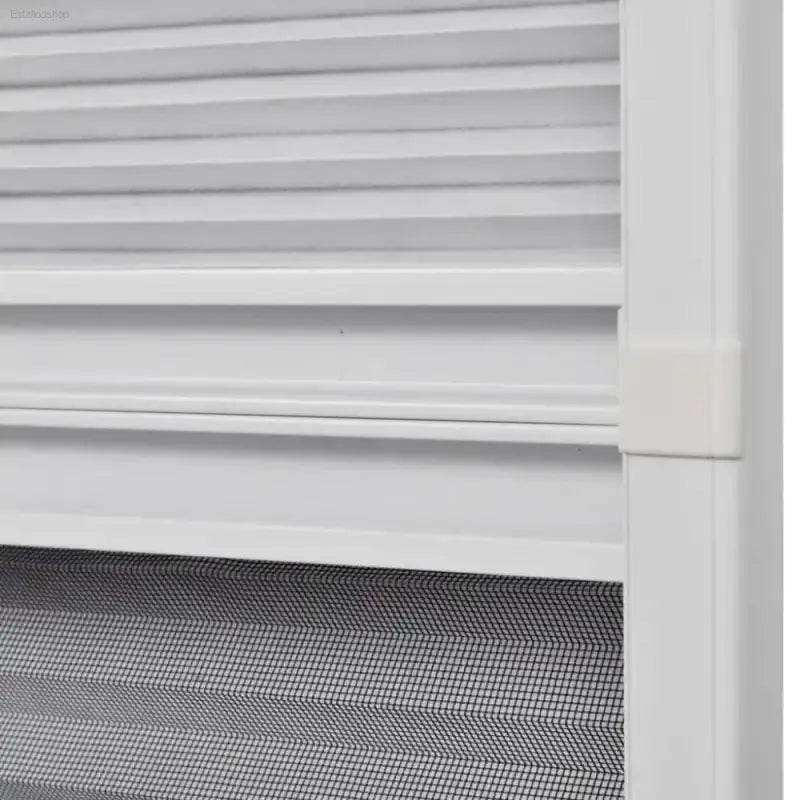 Cool Gray White Blinds: Window Screen Wonders Await! Gray Pleated Window Shade: Elevate your Space with Style and Functionality Transform your Home - Estalios