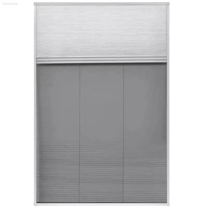 Cool Gray White Blinds: Window Screen Wonders Await! Gray Pleated Window Shade: Elevate your Space with Style and Functionality Transform your Home - Estalios