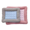 Chill Out in Style with Striped Cooling Dog Bed - Estalios