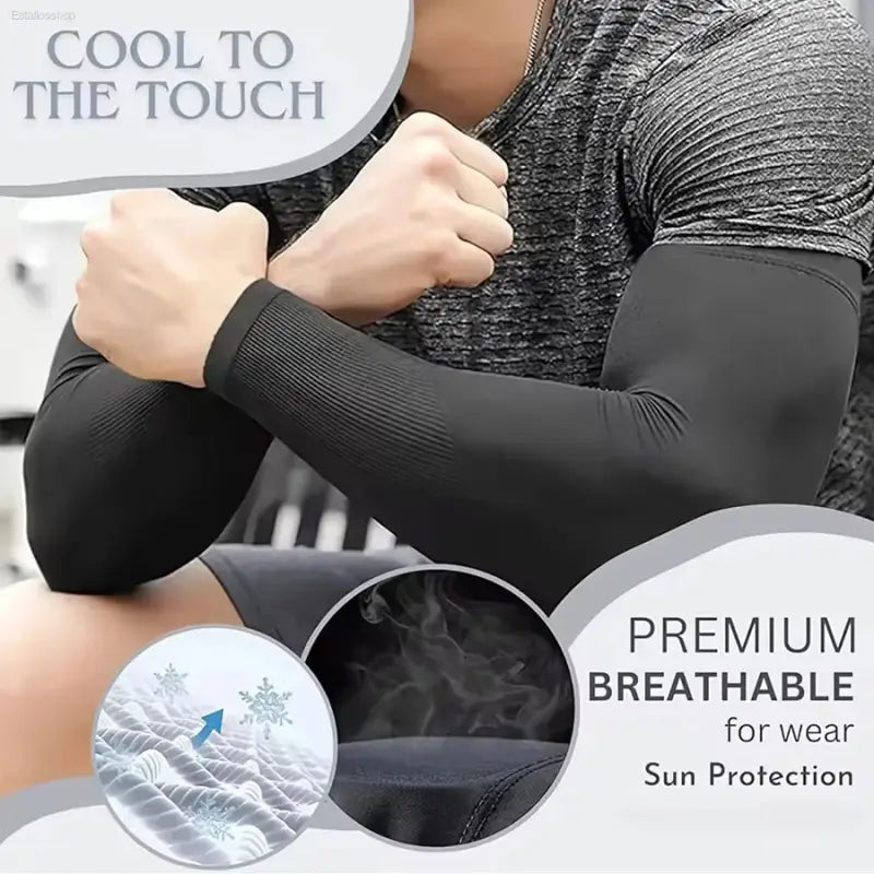 Ultimate Sun Protection Arm Sleeves - 3 Pairs of Breathable Cooling Covers for Cycling, Running & Outdoor Adventures!