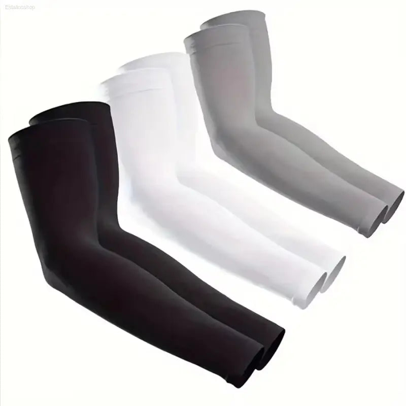 Ultimate Sun Protection Arm Sleeves - 3 Pairs of Breathable Cooling Covers for Cycling, Running & Outdoor Adventures!