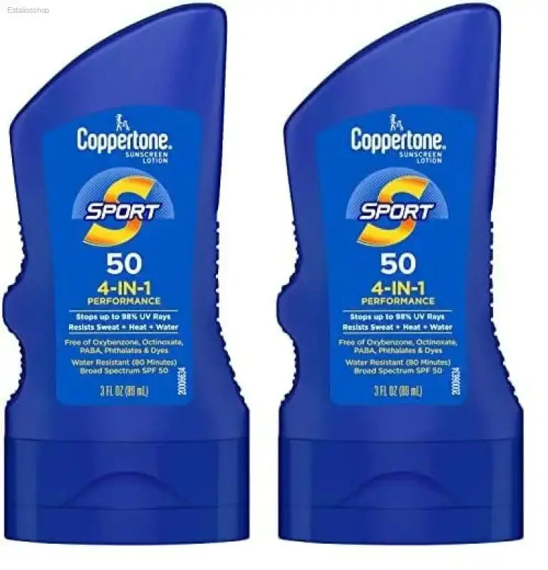 Coppertone Sport Sunscreen Lotion SPF 50 with Water Resistance for Active Individuals - EstaliosShop