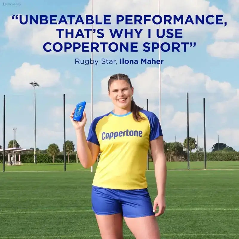 Coppertone Sport Sunscreen Lotion SPF 50 with Water Resistance for Active Individuals - EstaliosShop